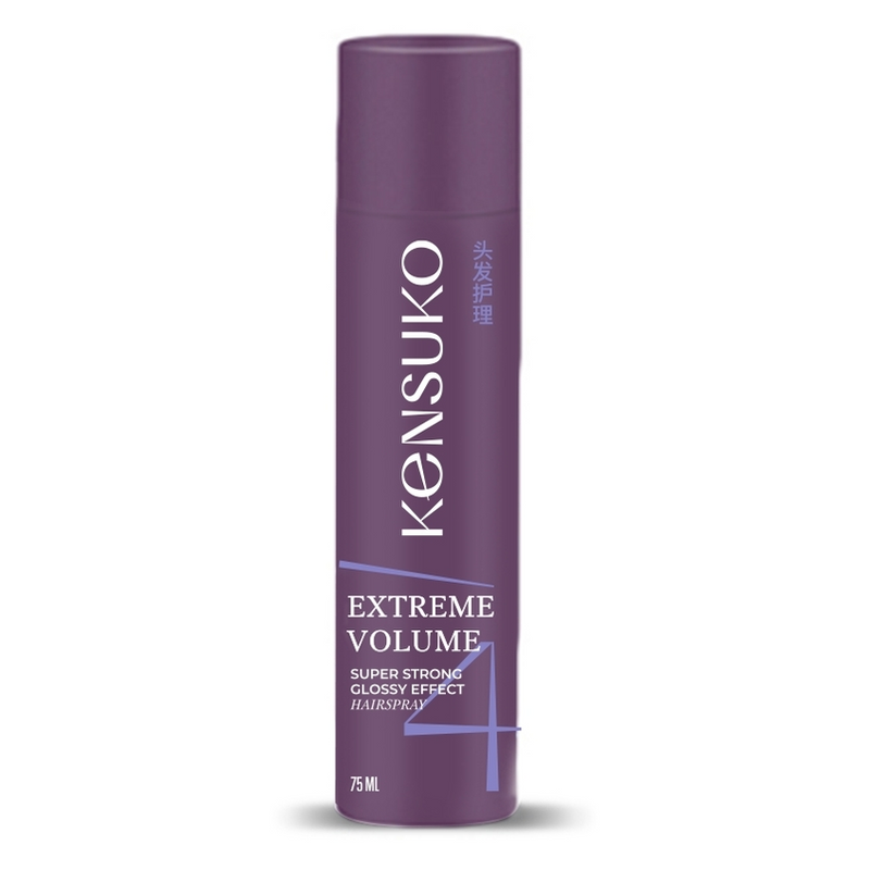 Лак для волос KENSUKO EXTREME Сверхсильная фиксация с эффектом блеска 75 мл лак для волос kensuko extreme сверхсильная фиксация с эффектом блеска 250 мл