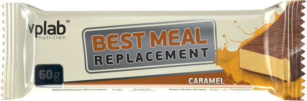 

Батончик VPLab Best Meal Replacement Bar протеиновый карамель 60 г