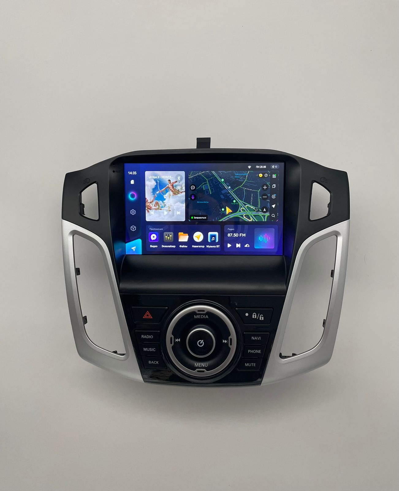 Магнитола TEYES FORD FOCUS 3 2011-2015 г рамка серебристо-черная CC3 464 ГБ 3389000₽