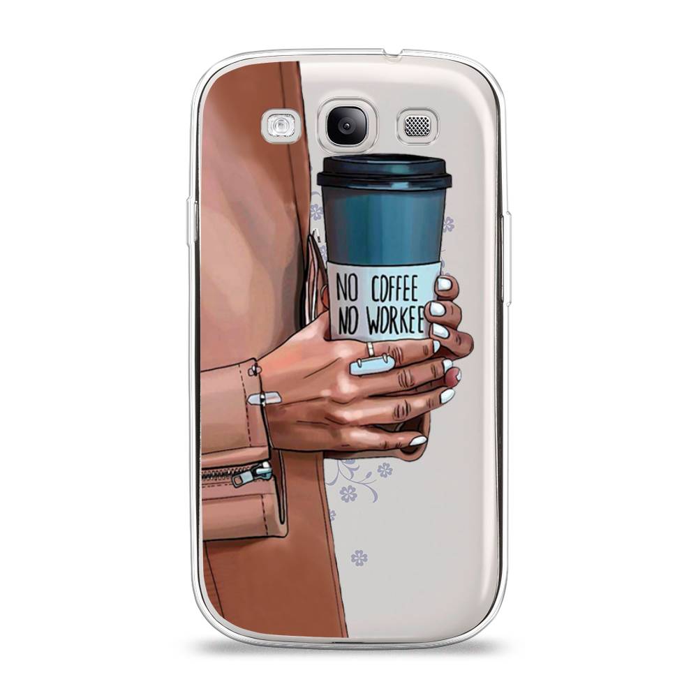 

Чехол Awog на Samsung Galaxy S3 / Самсунг S3 "No coffee", Коричневый;серый, 23750-7