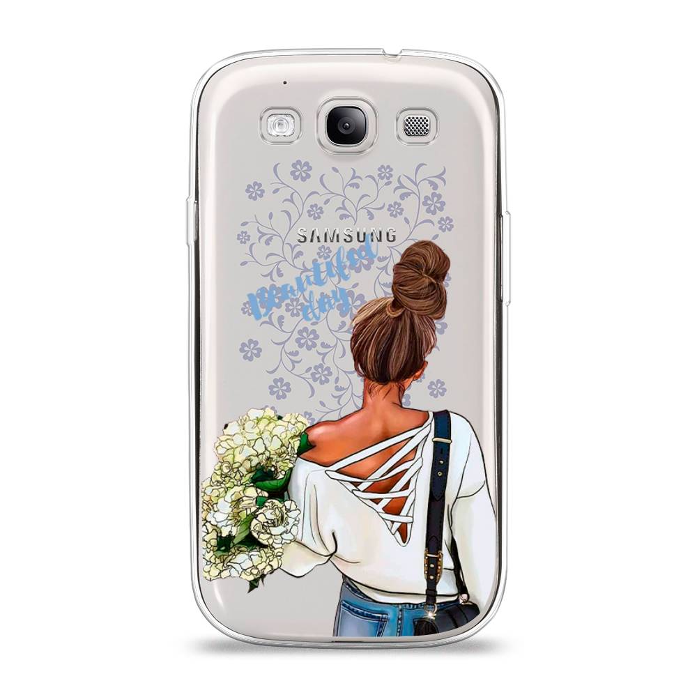 

Чехол Awog на Samsung Galaxy S3 / Самсунг S3 "Beautiful day vector", Коричневый;белый;зеленый, 23750-6