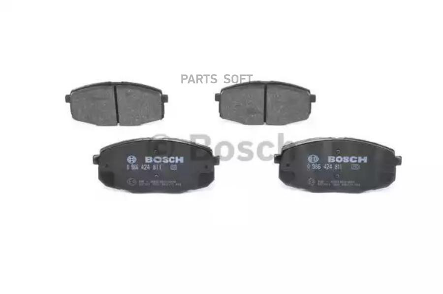 

Тормозные колодки Bosch передние дисковые 986424811