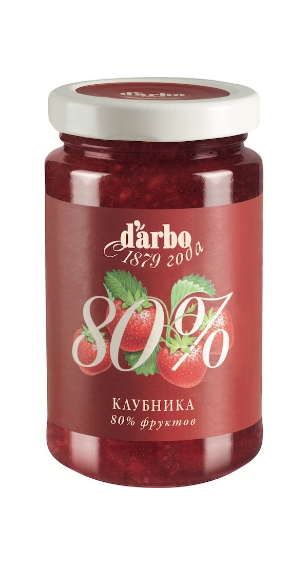 Конфитюр DArbo клубничный 250 г 500₽