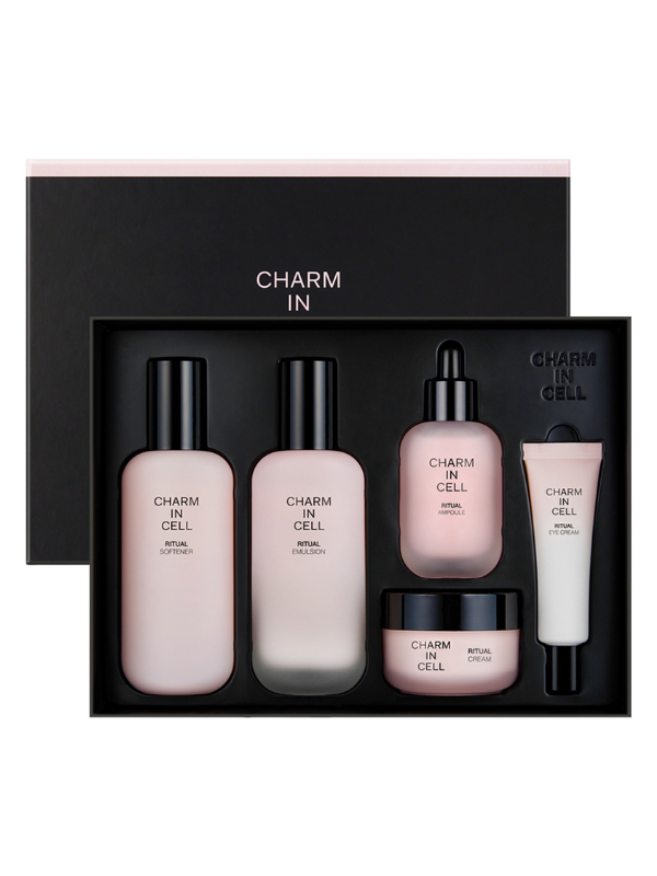 Антивозрастной набор c пептидами и вином Charmzone ChateauLatour Charm in Cell Ritual 5 Se набор ahava holiday collection three’s a charm 2023 минеральный крем для тела для рук 40мл