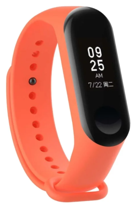 

Ремешок силиконовый для Xiaomi Mi Band 5 оранжевый, j-64