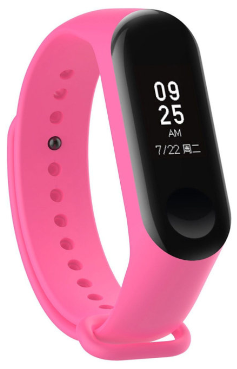 Ремешок силиконовый для Xiaomi Mi Band 5 розовый