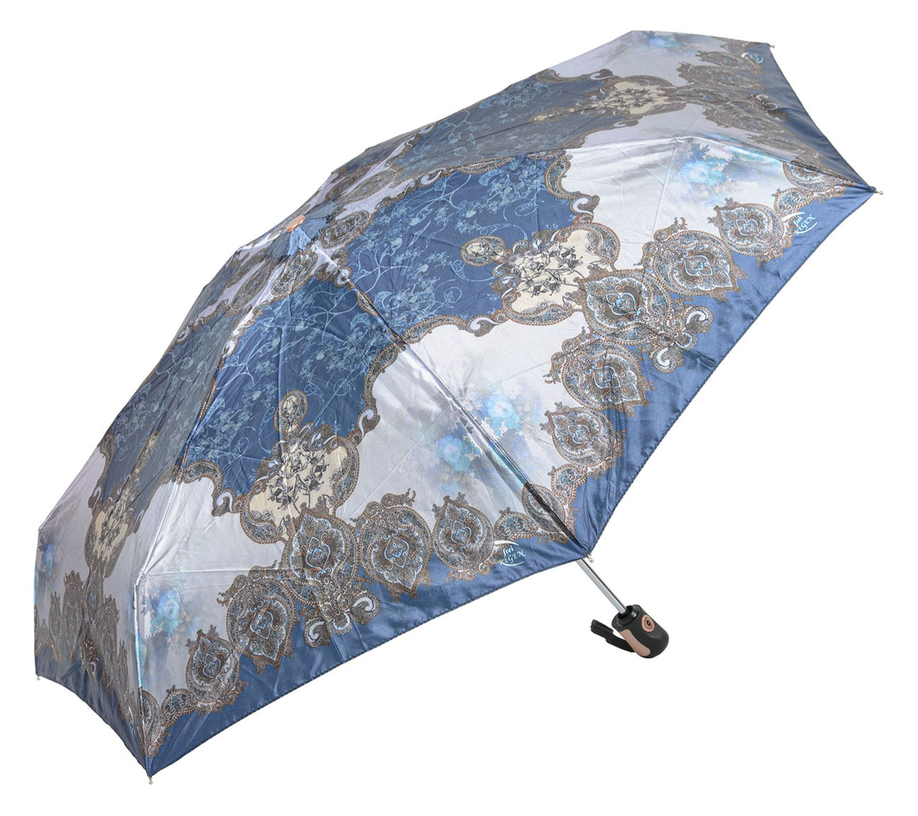 Зонт складной женский автоматический frei Regen 2029-FCS голубой