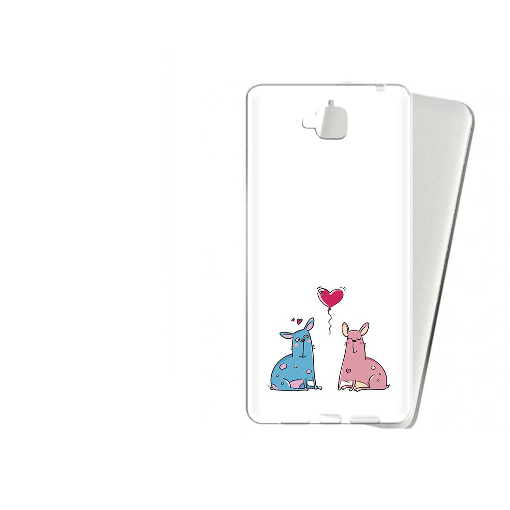 

Чехол MyPads Tocco для Huawei Enjoy 5 Лама любовь (PT24942.37.102), Прозрачный, Tocco
