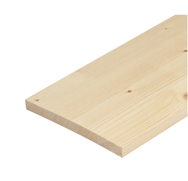 Щит мебельный Ангара 18х300х800 мм, хвоя, сорт АВ