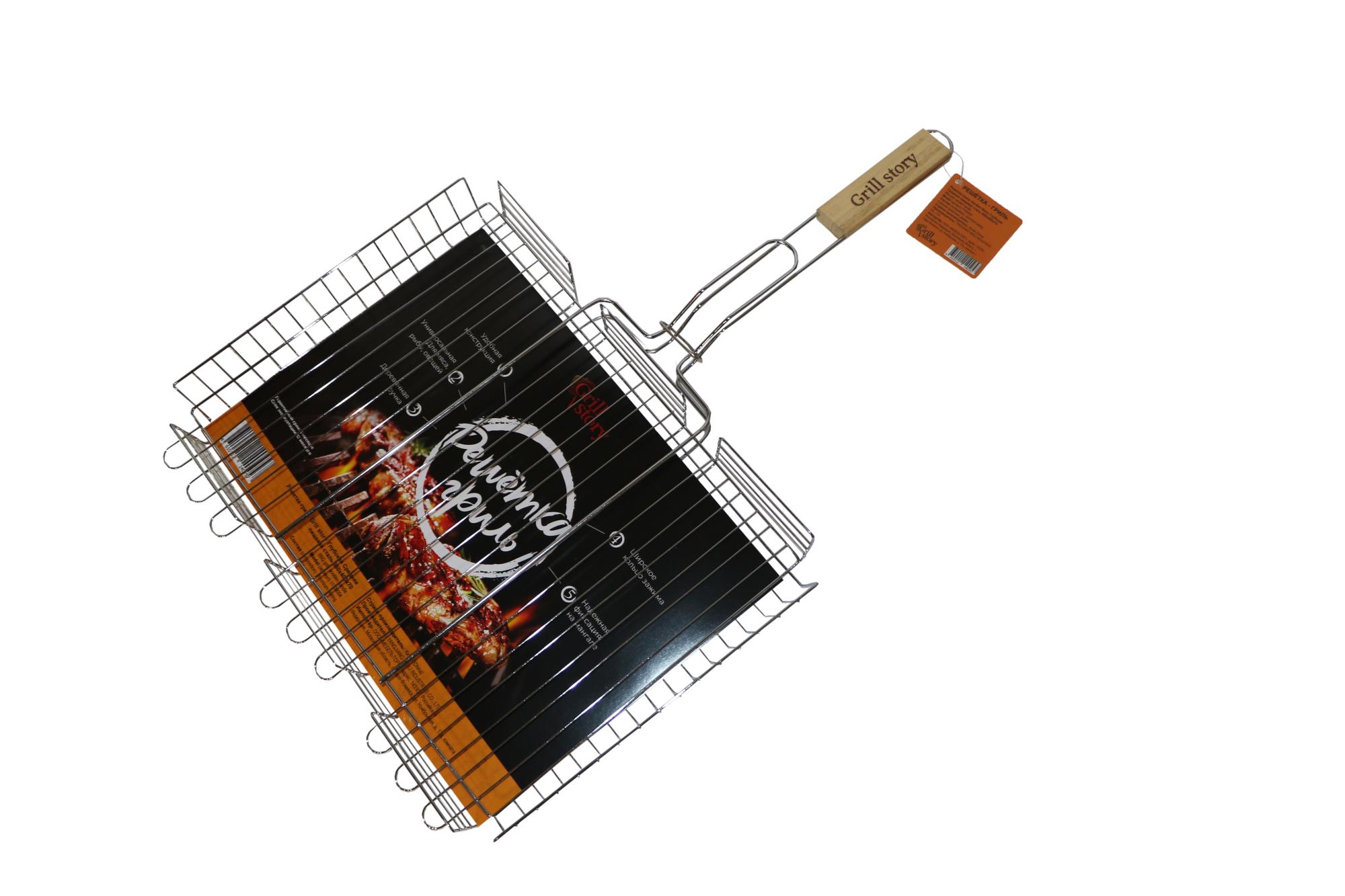 

Решетка -гриль Grill Story 400х300х70мм 11100004 Глубокая Средняя