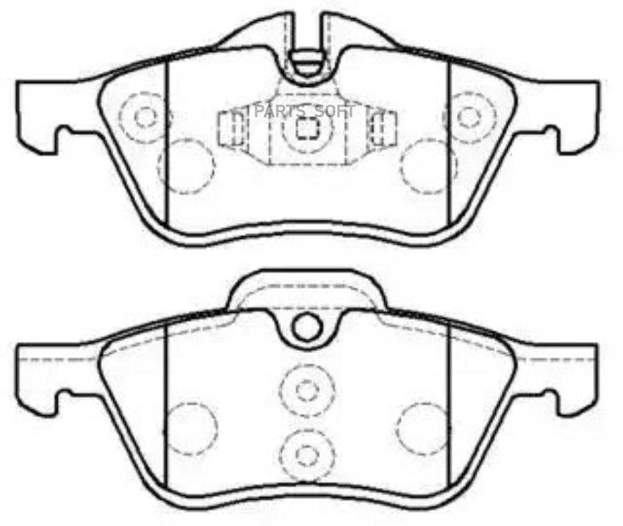 

Колодки тормозные дисковые MINI: Cooper 1шт HSB HP5260