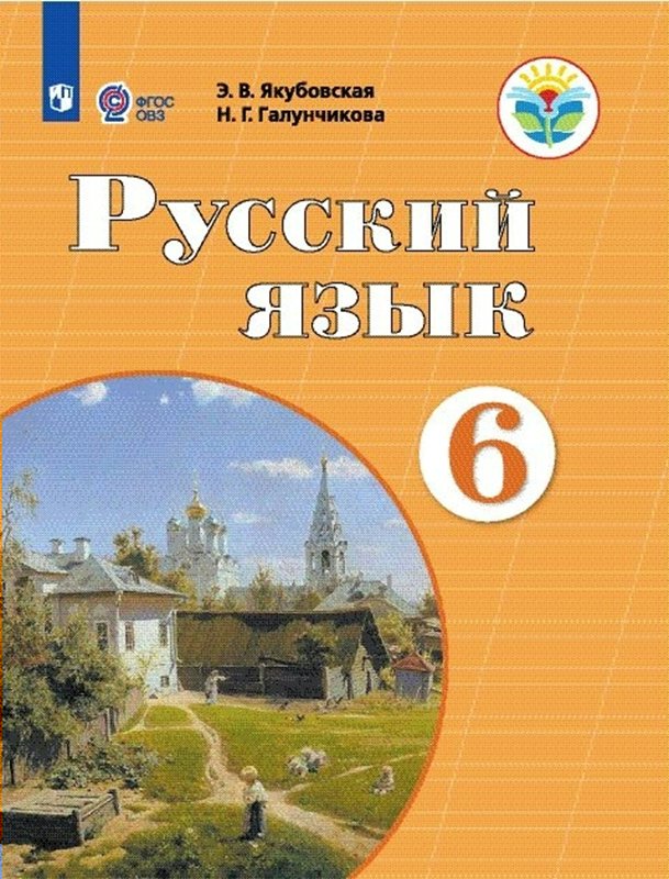 

Русский язык. 6 класс. Учебник. Коррекционная школа. 2023, 1834783