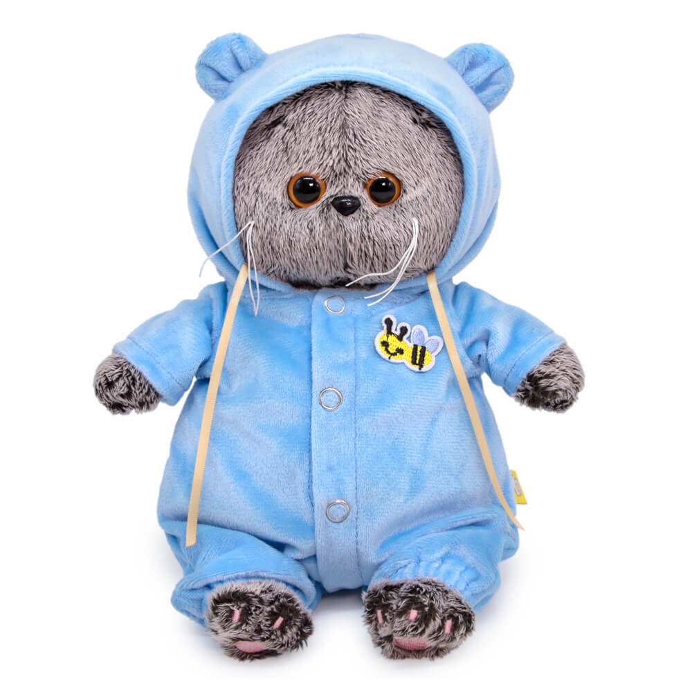 

Мягкая игрушка Basik&Ko Басик Baby, в спальном комбинезоне, 20 см