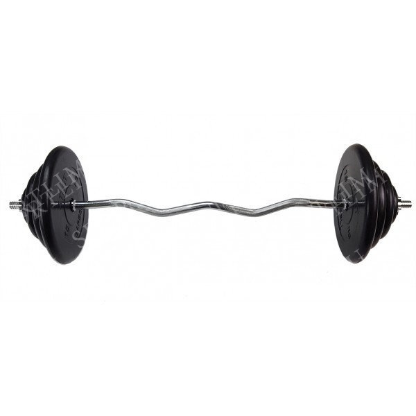 Штанга MB Barbell MB-BW гриф w-образный 120 см, 70 кг, 26 мм