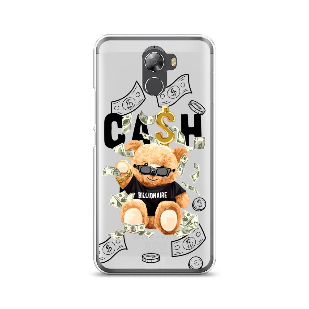 

Чехол на Wileyfox Swift 2 "Big cash", Черный;серый;бежевый, 210350-6