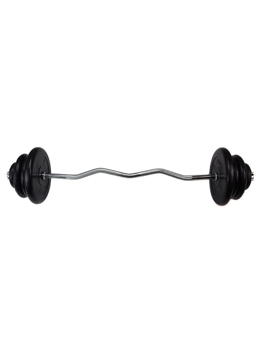 Штанга MB Barbell MB-BW гриф w-образный 120 см, 50 кг, 26 мм