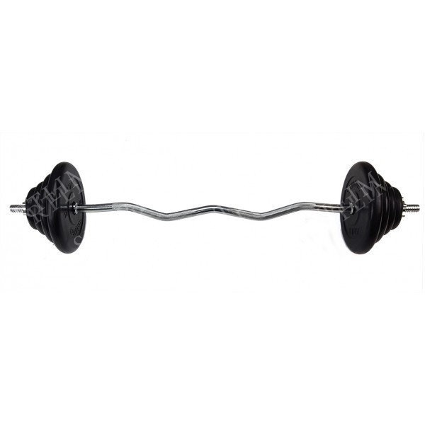 Штанга MB Barbell MB-BW гриф w-образный 120 см, 45 кг, 26 мм