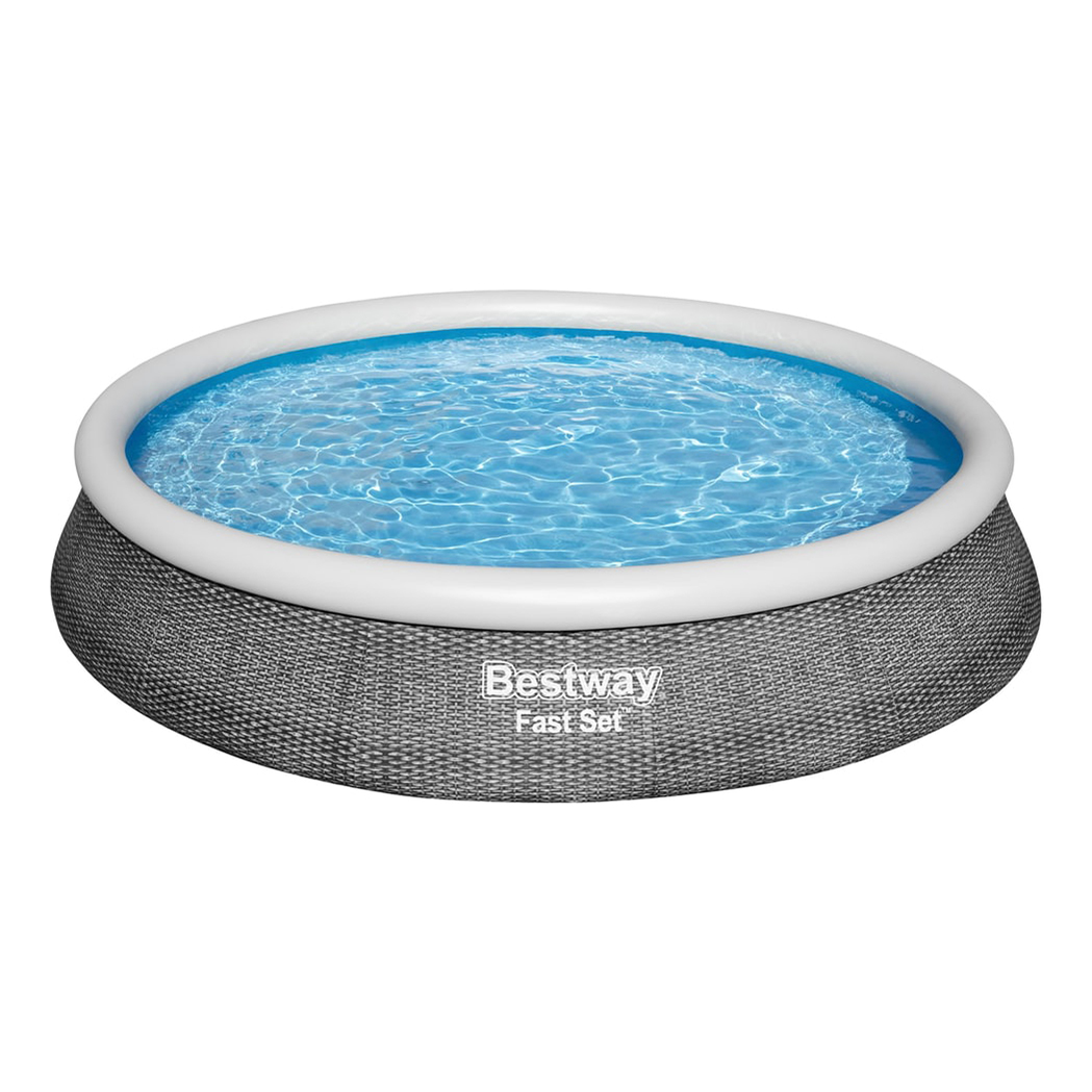 Бассейн Bestway Fast Set голубой 396 х 84 см 7340 л