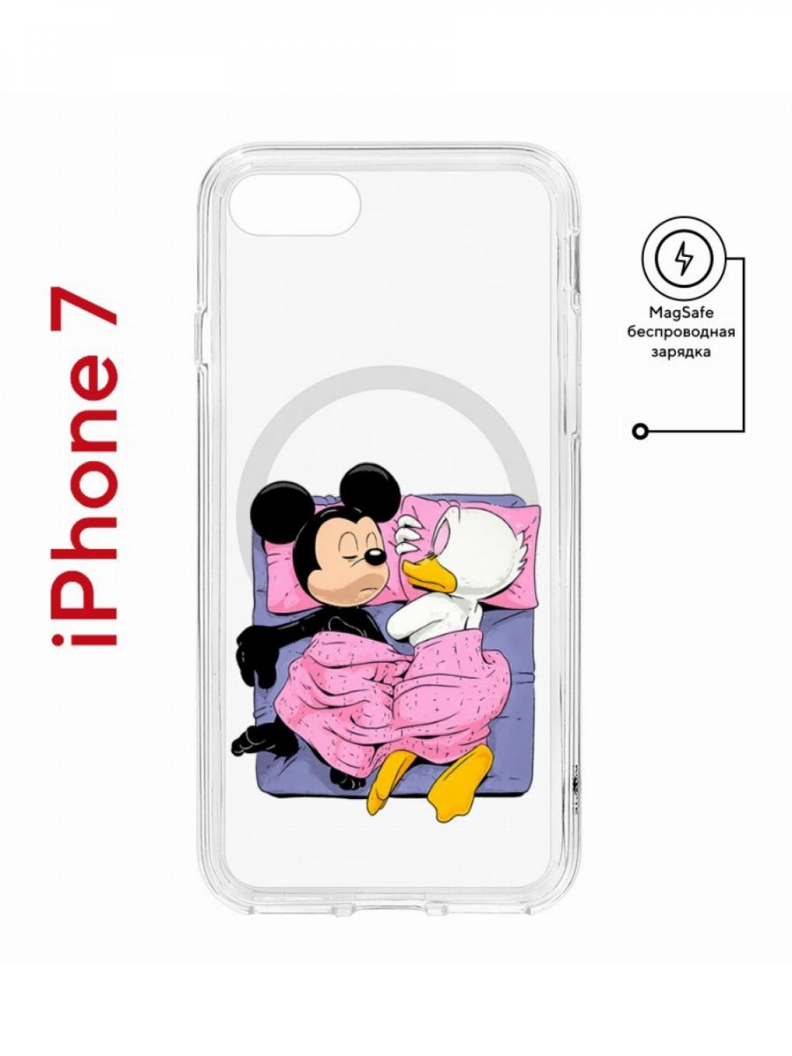 Чехол на iPhone 7, 8, SE 2020 2022 MagSafe Kruche Print This is life с магнитом