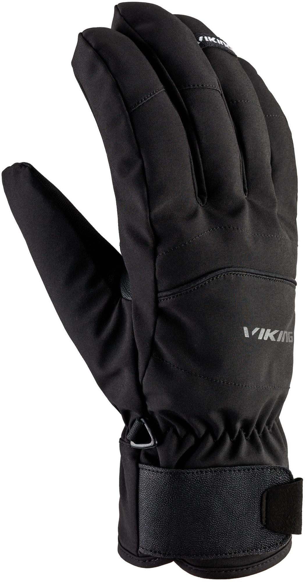 

Перчатки Горнолыжные Viking Solven Black (Inch (Дюйм):8), Черный, Solven