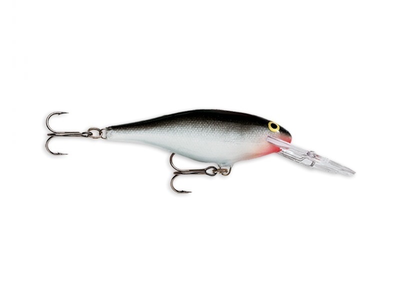 

Воблер Rapala Shad Rap SR08 цвет S, Белый;черный;красный, Shad Rap