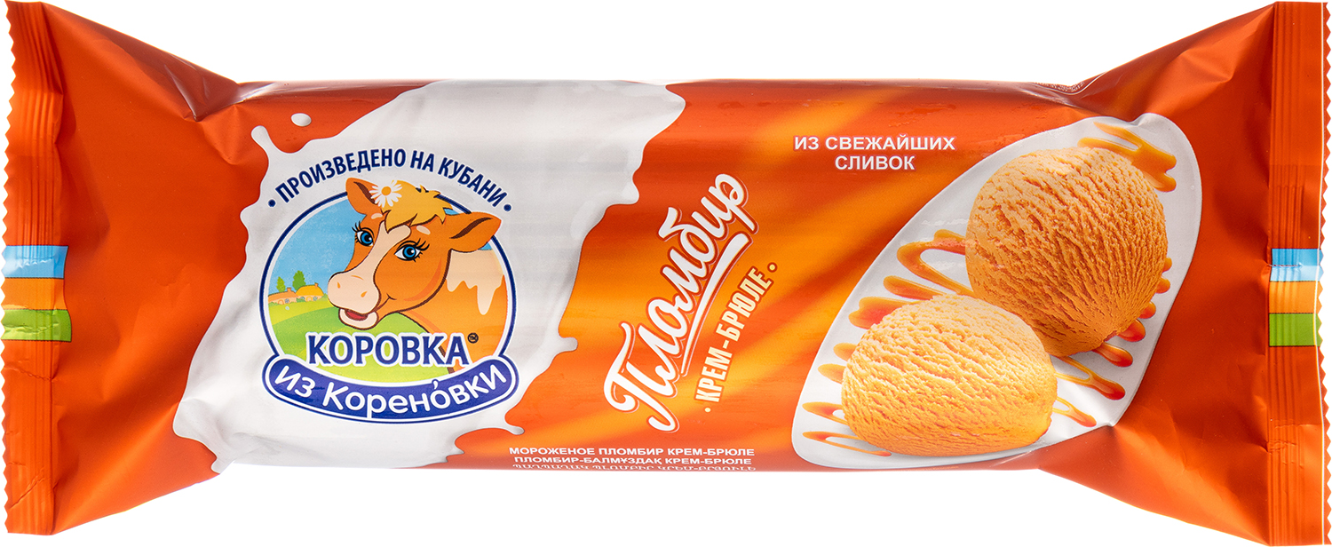 

Мороженое сливочное Северодвинск-Молоко крем-брюле 10% 400 г