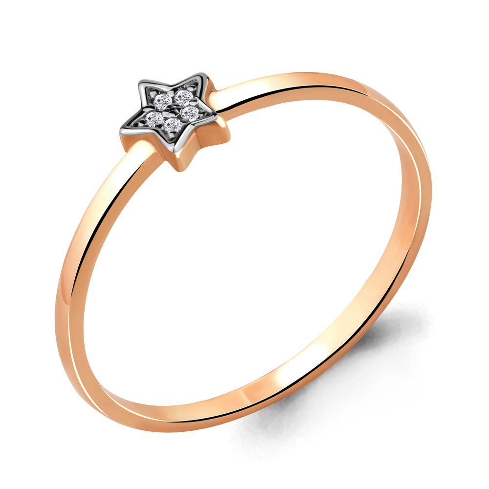 

Кольцо из серебра с бриллиантом р. , Aquamarine 060137_925_з, 060137_925_з