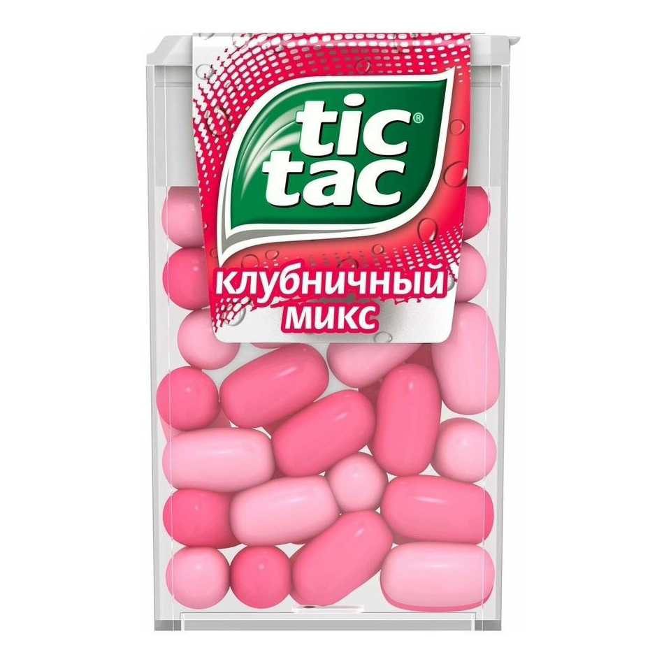 Драже Tic tac Клубничный Микс 16 г