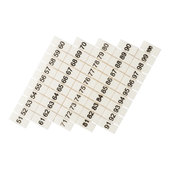 

Маркеры EKF PROxima для JXB-ST 2,5 с нумерацией 50-100 zb-st-2.5-50-100 (10шт.), Серый
