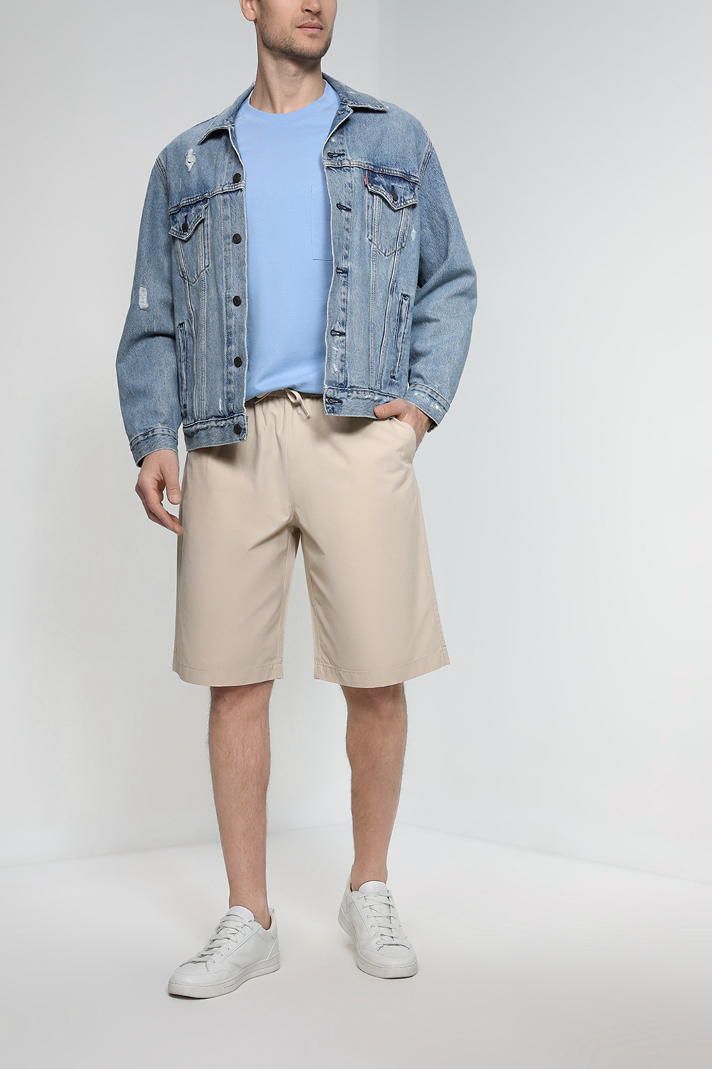 Повседневные шорты мужские Marc O'Polo Denim 363102915072 бежевые XL