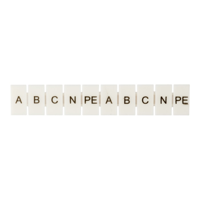 

Маркеры EKF PROxima для JXB-ST 2,5 с символами "A, B, C, N, PE" zb-st-2.5-A-PE (10шт.)