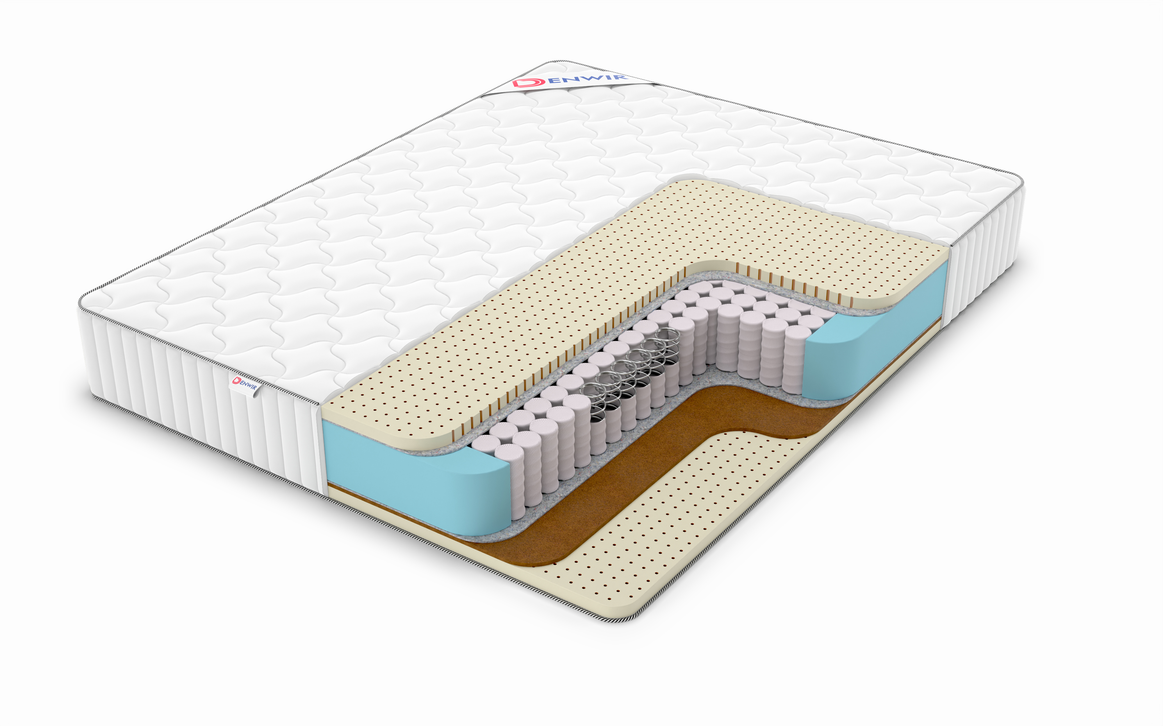 

Матрас пружинный Denwir CLASSIC BALANCE SOFT PLUS TFK 130х180, 24 см, Белый, CLASSIC BALANCE SOFT PLUS TFK