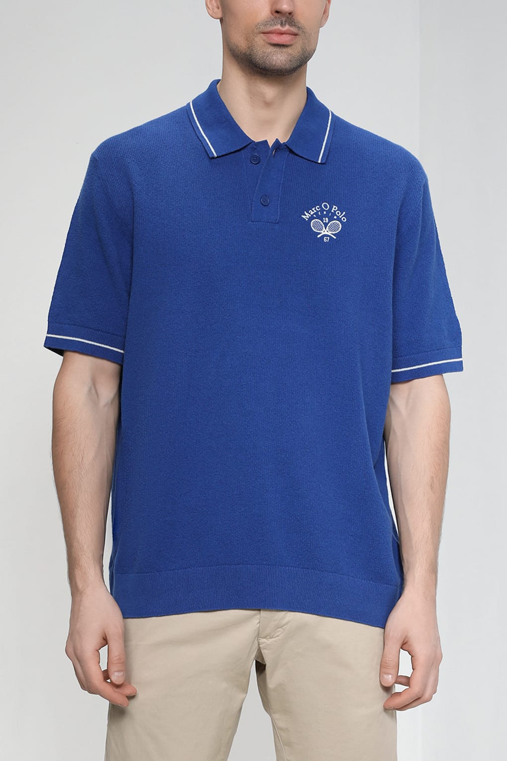 

Футболка мужская Marc O'Polo Denim 362613563082 синяя 2XL, Синий, 362613563082