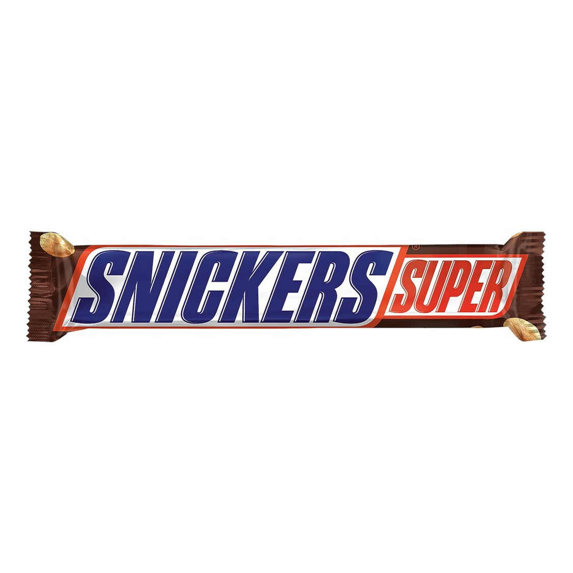 фото Батончик snickers super с арахисом-карамелью-нугой в молочном шоколаде 80 г