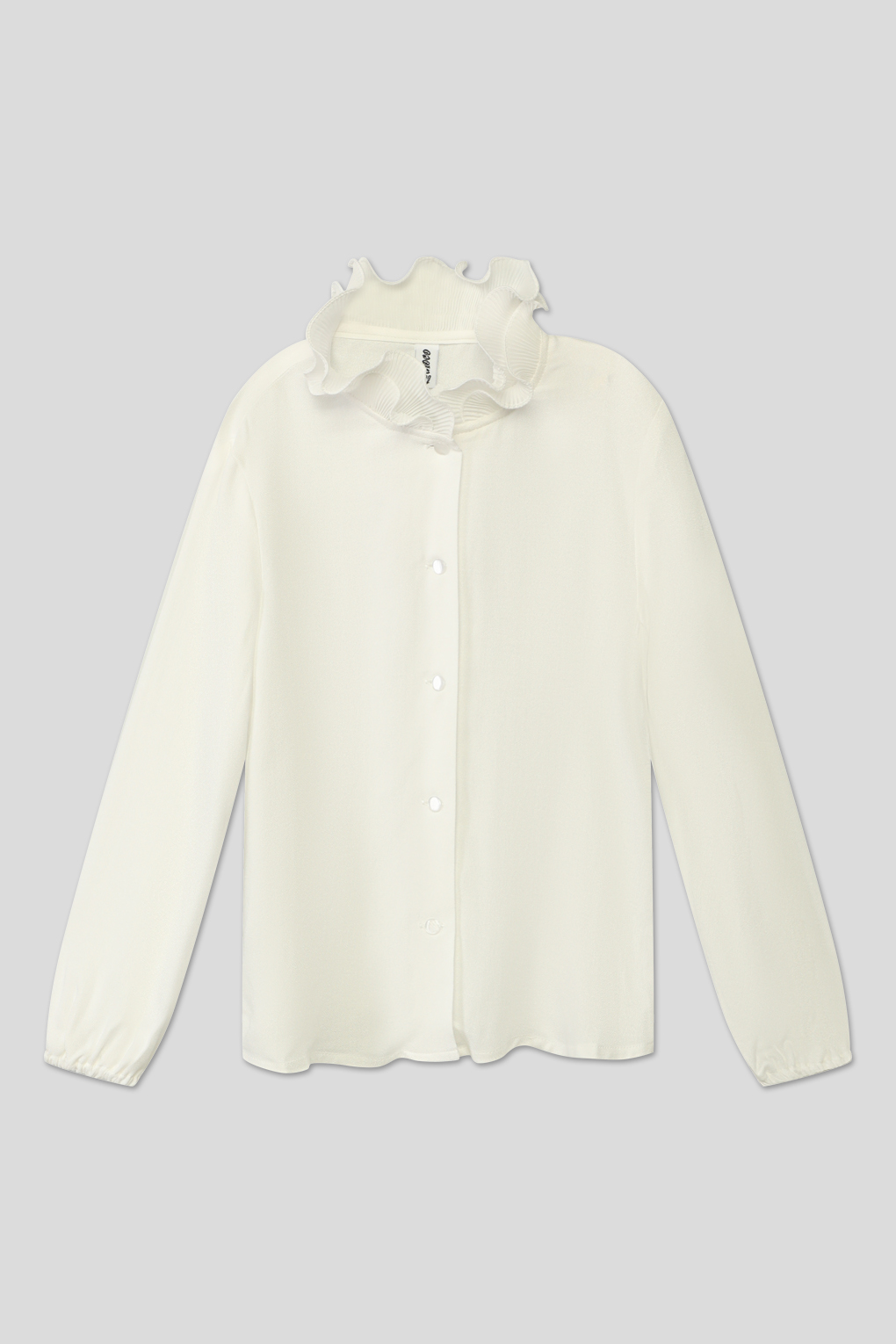 Блуза с длинным рукавом GIOCO G23063480-025 молочный для девочек, цвет Молочный р.152