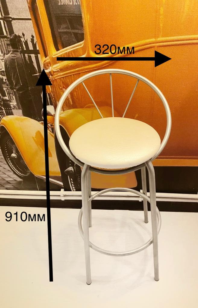 Стул барный Modul style Дельта, белый полимер