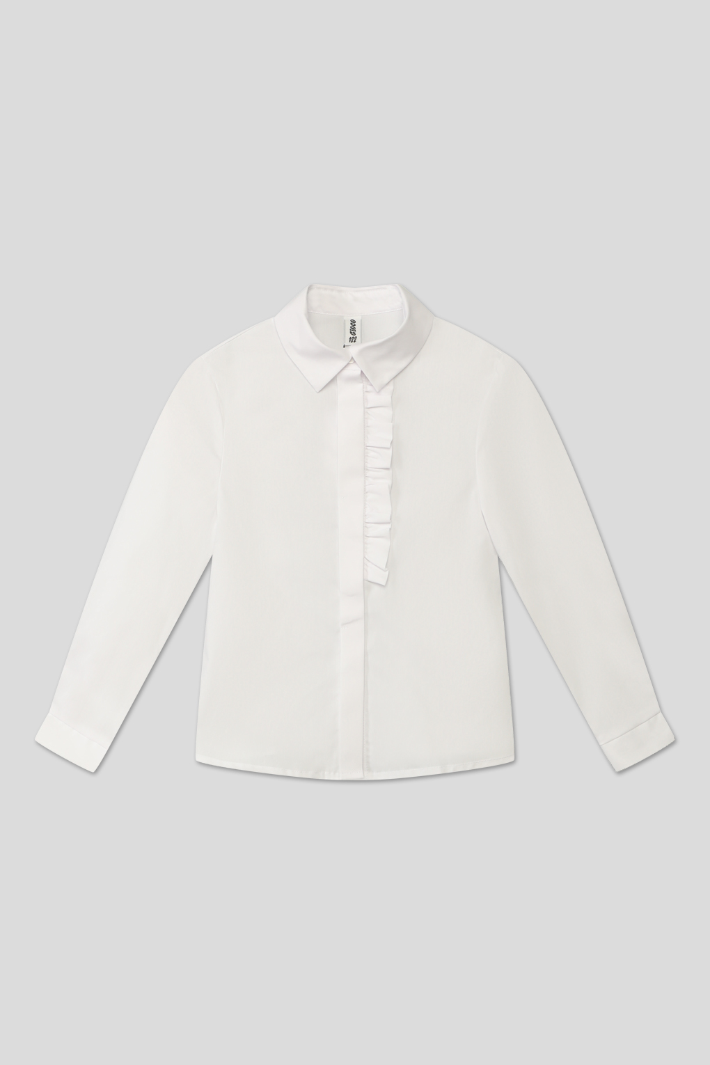 Блуза с длинным рукавом GIOCO G23063478-002 белый для девочек, цвет белый р.164
