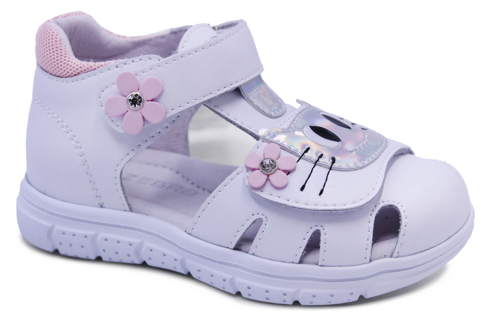 

Сандалии Зебра для девочек, размер 24, 18157-2, 1 пара, 18157-2