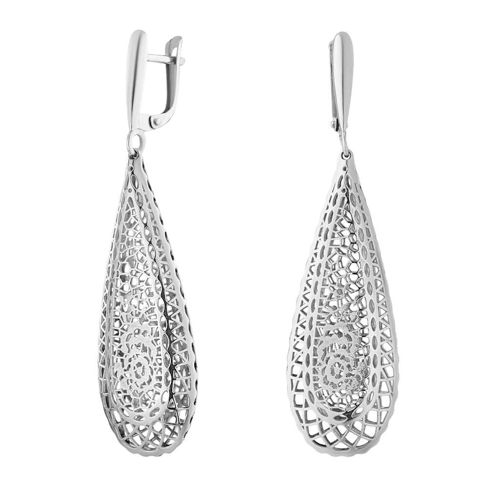 

Серьги из серебра ЮВЕЛИР КАРАТ 2027491/92, 2027491/92