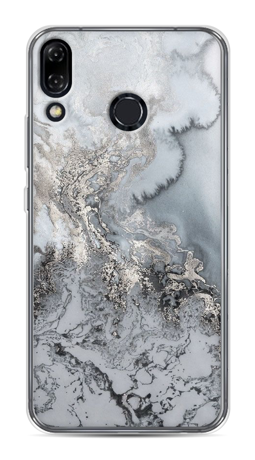 

Чехол Awog на Asus Zenfone 5Z ZS620KL "Морозная лавина серая", Серый;серебристый, 43450-3