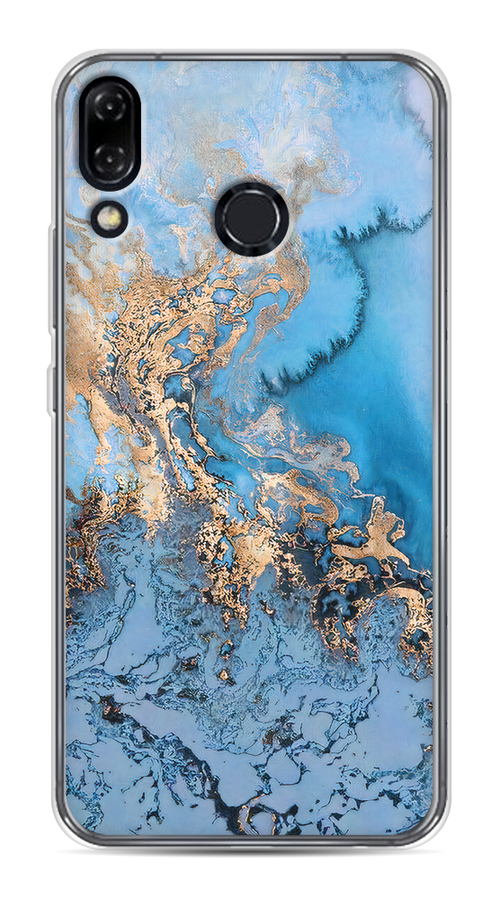 

Чехол Awog на Asus Zenfone 5Z ZS620KL "Морозная лавина синяя", Серебристый, 43450-3
