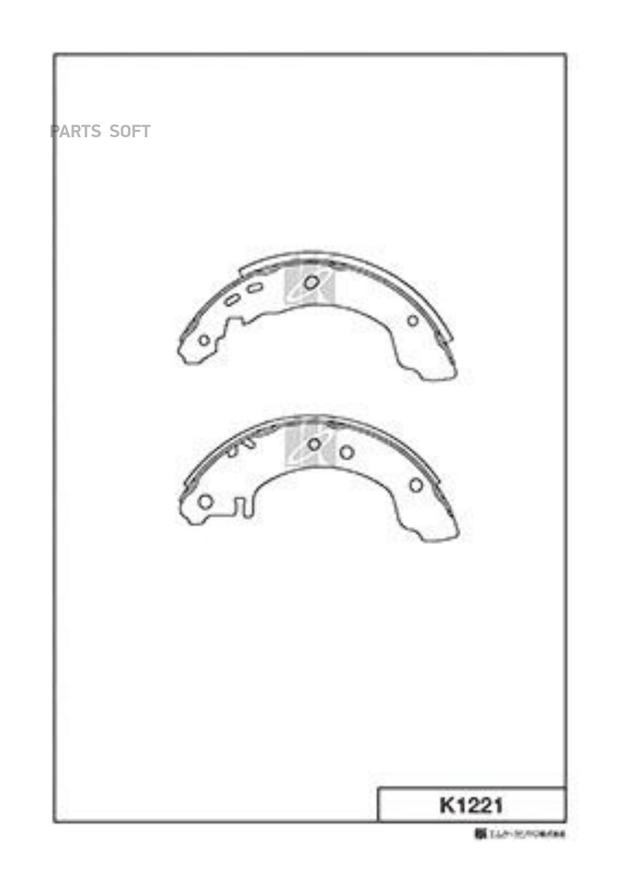 

Тормозные колодки Kashiyama барабанные задние K1221