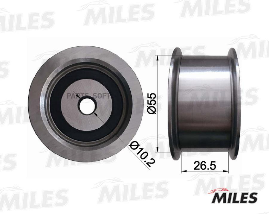 

Ролик Натяжителя Miles Ag02067 Ваз-2112 Miles арт. AG02067