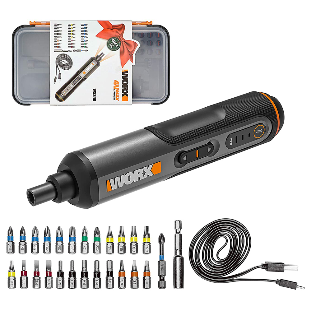 Аккумуляторная отвертка Worx WX240 набор насадок для реноватора worx