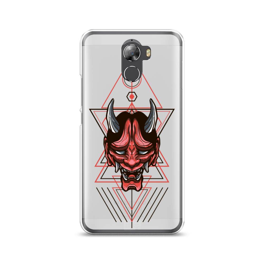 

Чехол на Wileyfox Swift 2 "Hanya Oni mask", Серый;красный;черный, 210350-4