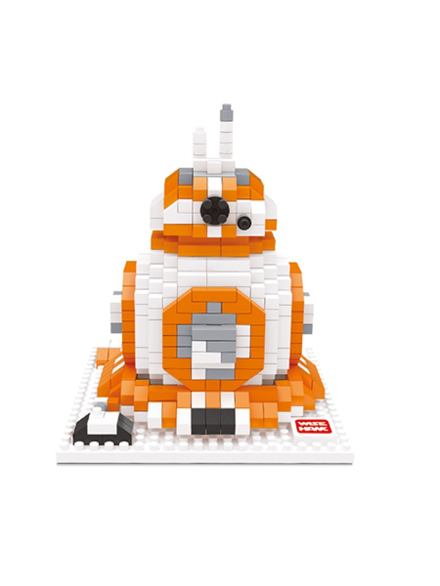 фото Конструктор wisehawk астромеханический дроид bb-8 592 детали 2406 bb-8 mini blocks