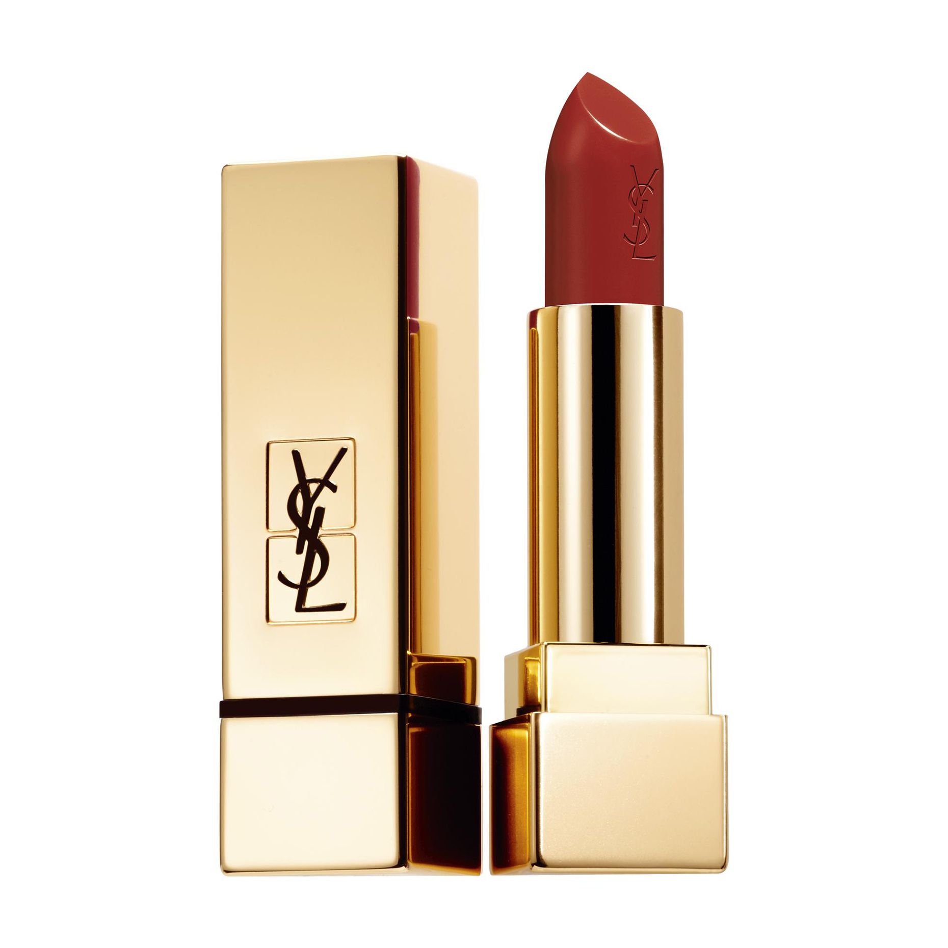 Помада для губ YVES SAINT LAURENT Rouge Pur Couture, тон 153 Chili Provocation, 3,8 г yves saint laurent ysl стойкая матовая помада для губ с насыщенным ом rouge pur couture the slim