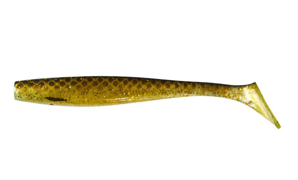

Виброхвост Lucky John 3D Series Kubira Swim Shad 10.3" (26 см), цвет pg20, 1 шт., Золотистый, Kubira Swim Shad