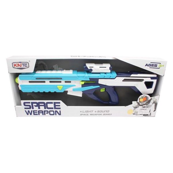 

Бластер Наша Игрушка KT218-51 со световыми и звуковыми эффектами, коробка