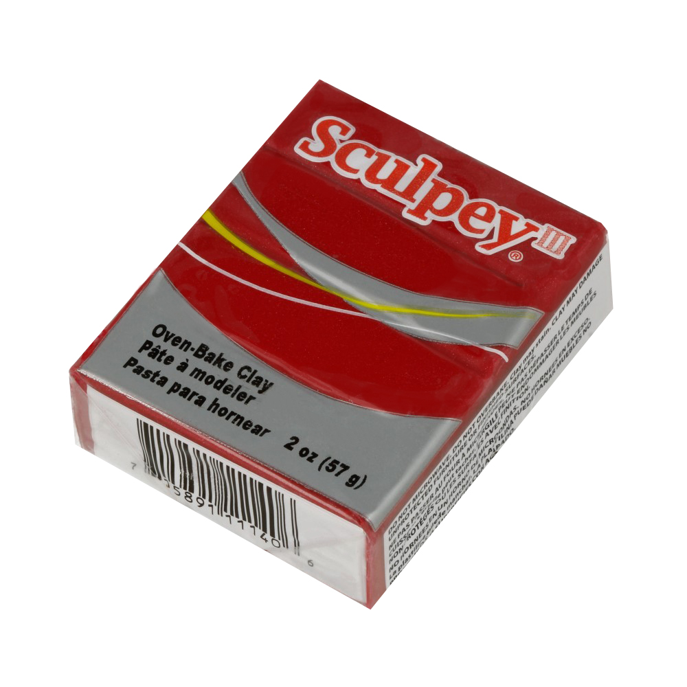 

Полимерная глина Sculpey III полимерная глина S302 57 г 1140 жемчужно-красный, S302